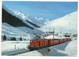 ANDERMATT Furka-Oberalp-Bahn im Winter