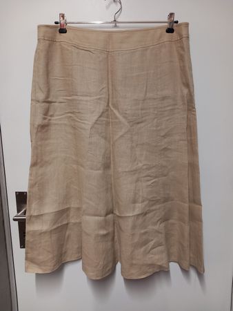Peter Hahn Leinenrock Jupe Gr.42, beige