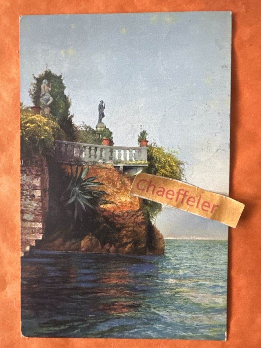 Cartes postales: Originale Ansichtskarte, Isola Bella, Lago Maggiore, 1917 – D'occasion à Zürich par Chaeffeler