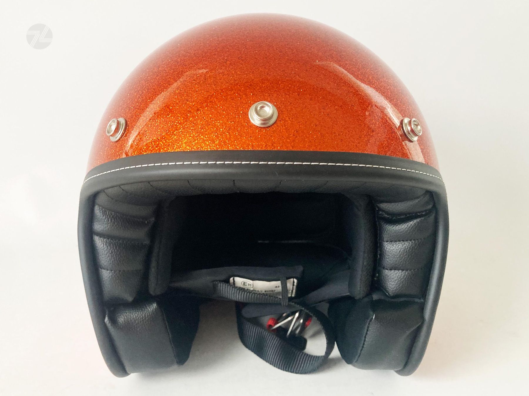 AGV Helme & Visiere: Motorradhelm Orange Flake Glitzer 1970s Design Style Helm – Neu (gemäss Beschreibung) aus Wetzikon ZH von cyan74 1