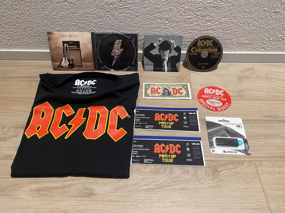 2 Stehplätze C; AC/DC, Zürich 29.6.   sehr viele Fanartikel | Kaufen ...