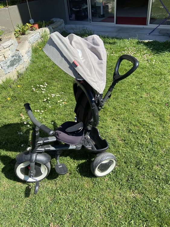 Dreirad Kinder mit Lenkfunktion zum Stoßen und Treten 1