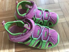 Sandalen von Cupcake Grösse 29 neon grün/rosa