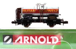 Arnold 6031 SBB CFF Kesselwagen mit BH Butan Schweiz Primgaz