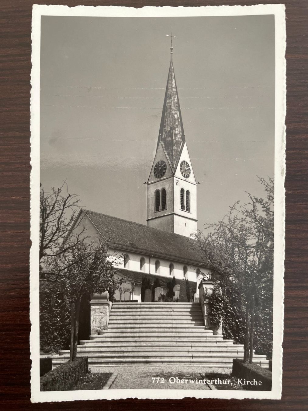 Cartoline postali: OBERWINTERTHUR Kirche, 2 Ansichtskarten – Usato da Wald ZH venduto da TLILEF 3