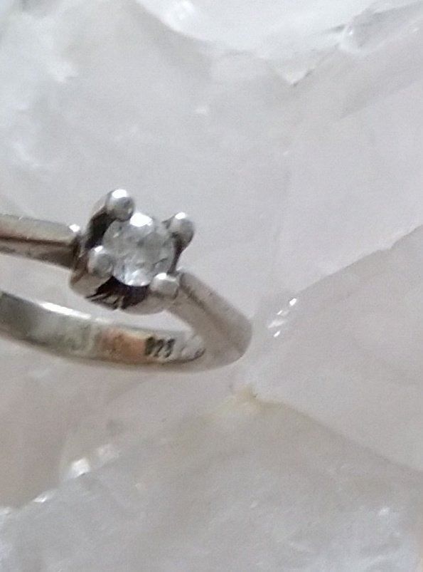 Anelli: SOLITÄR RING IN 925 SILBER – Usato da Romanshorn venduto da BoutiqueA 5