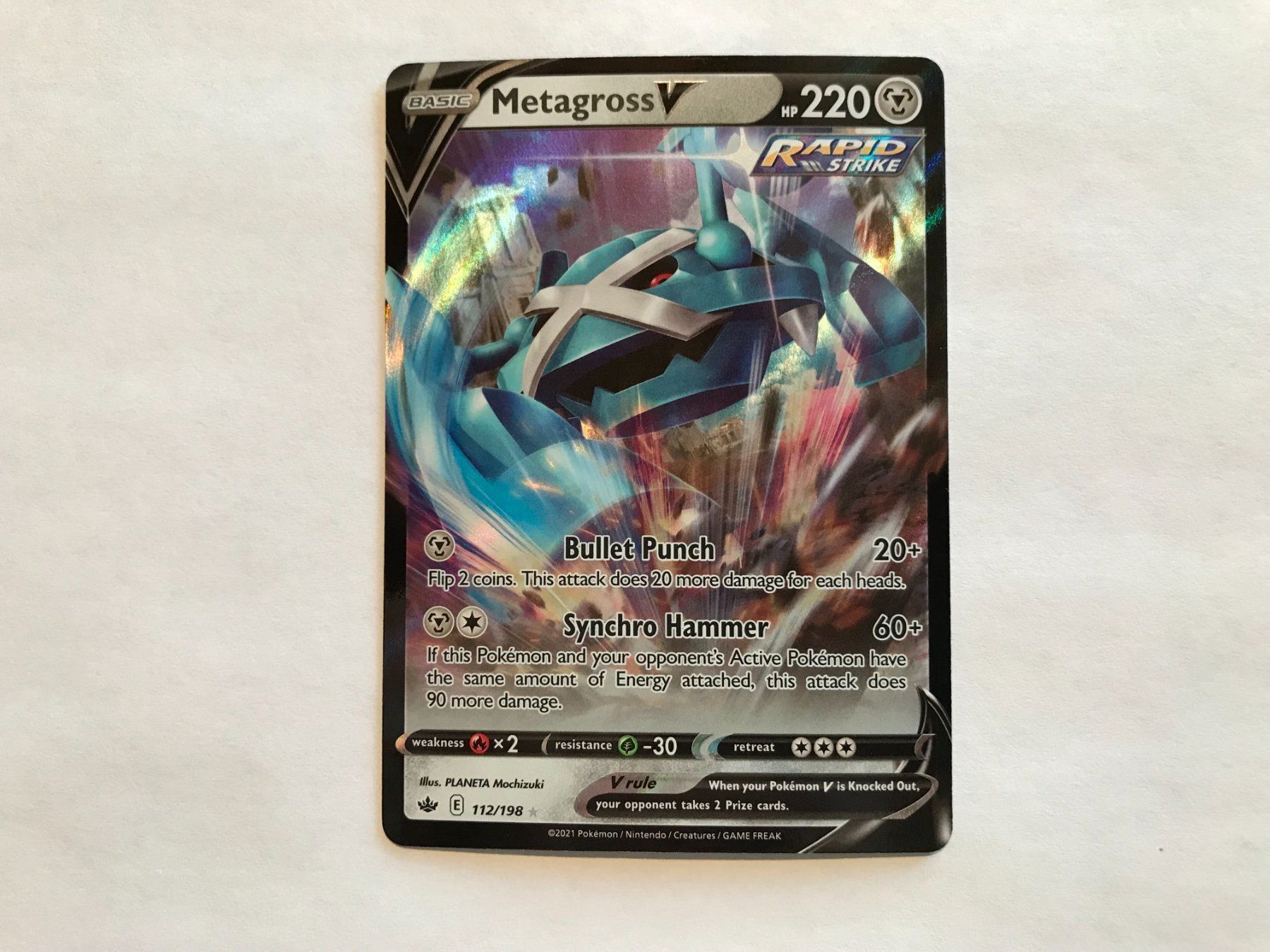 Pokémon Carte collezionabili: Metagross V – Nuovo (secondo la descrizione) da Hagendorn venduto da Pokecollectorch 1