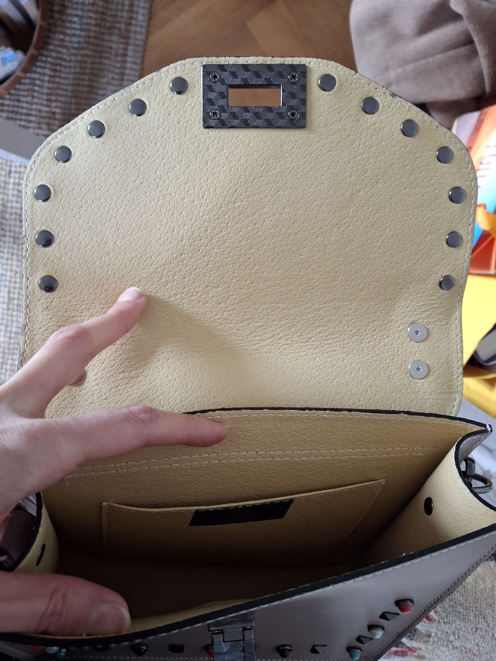 Borse da donna: Sac Luisa Vannini taupe  – Nuovo e nell'imballaggio originale da Lausanne venduto da Cognitia 3