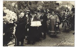AK Fotokarte Trauerzug Beerdigung