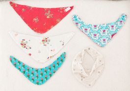 5 Baby Dreieckstücher Halstücher