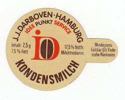 Deutschland, Einzelstück Darboven  D-Nr.4  sehr rar