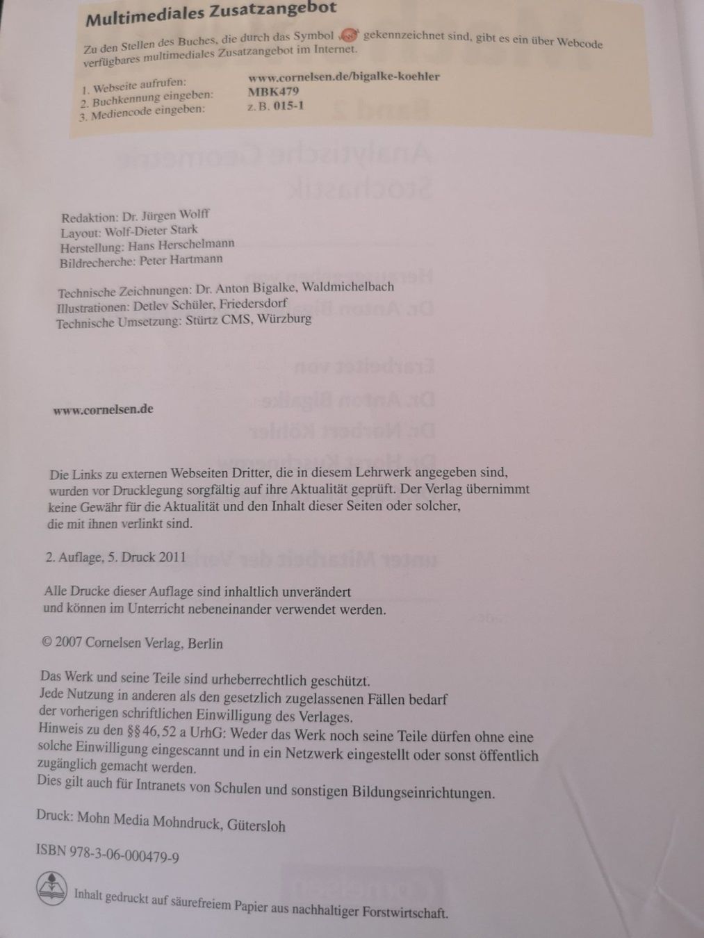 Livres: Mathematik Buch – D'occasion à Zürich par 11Orchidee30 2
