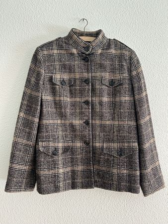 Veste Bogner en laine, taille 42, carreaux automnales.