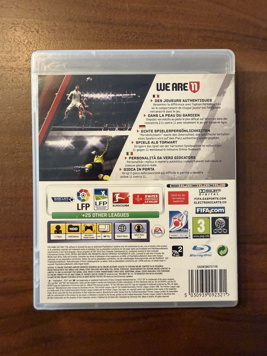 Sony Giochi: FIFA 11 für PS3 – Usato da Thunstetten venduto da Virus_33 2