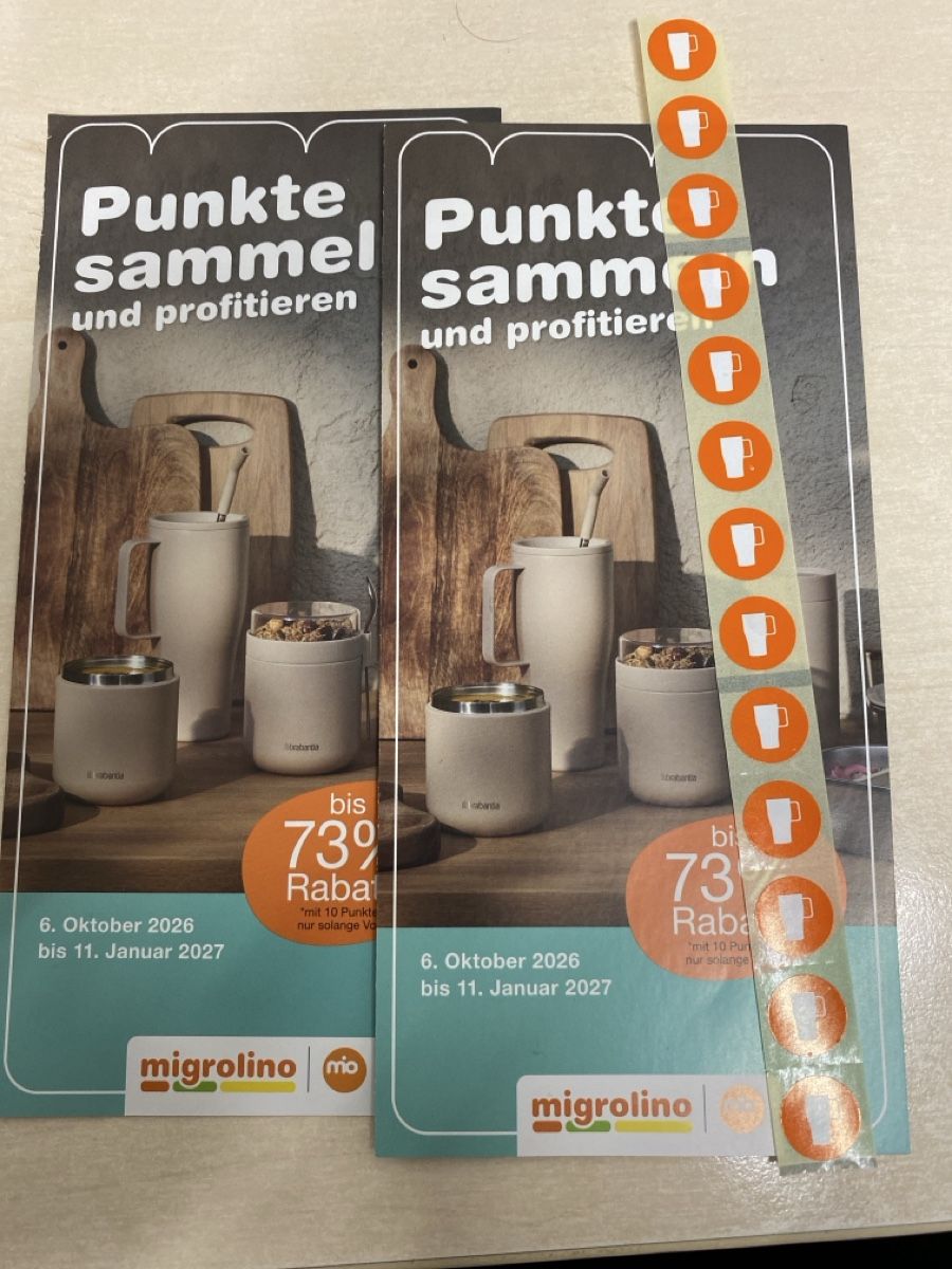 Timbres & points: Migrolino Sammel Punkte – Neuf (Voir description) à Murgenthal par SwissDings
