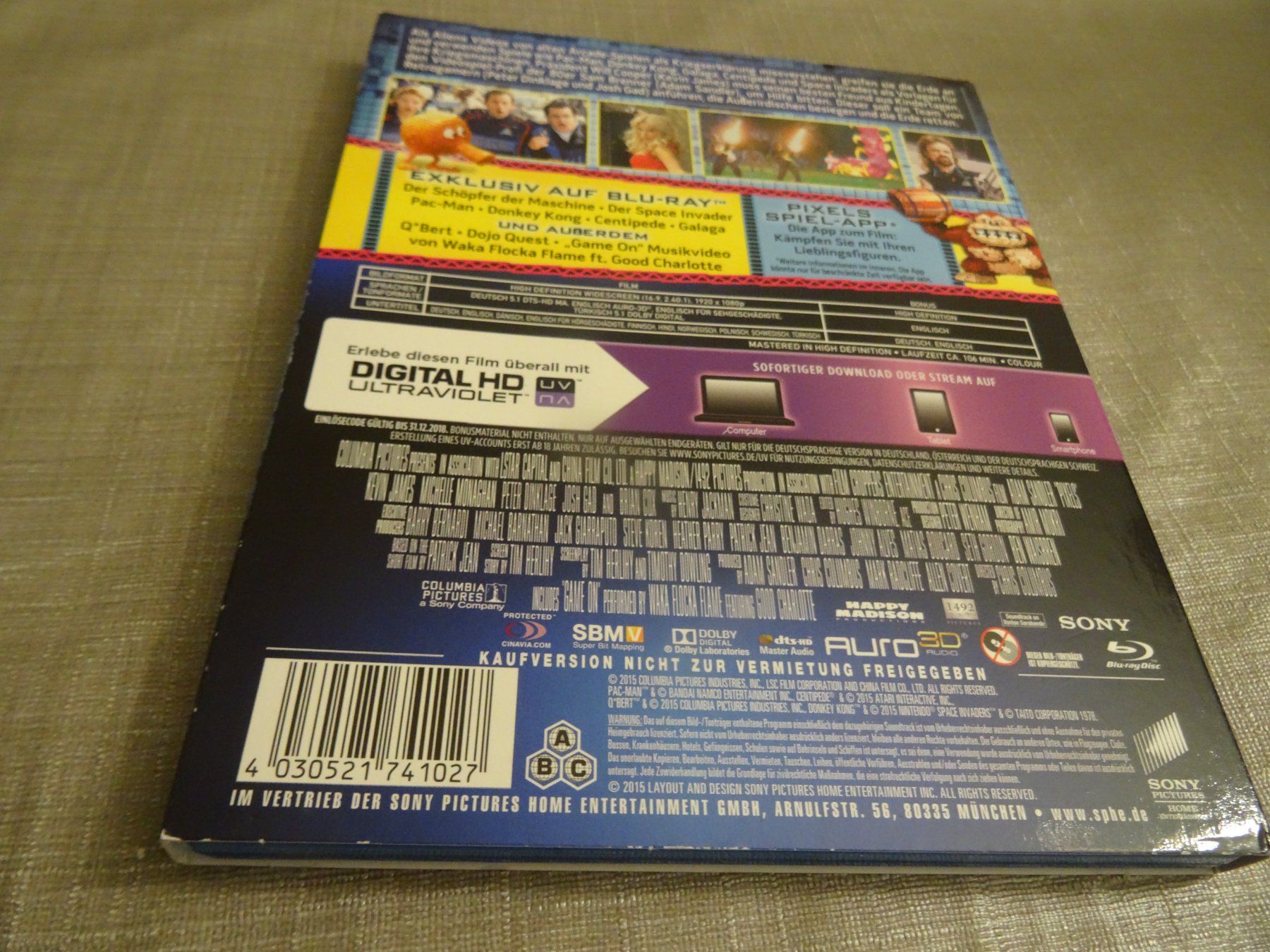 Tous les DVDs: Pixels BLU-RAY – D'occasion à Olten par Disc-Verkauf 1