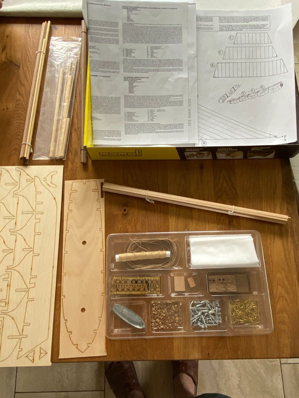 Kit di costruzioni: Bausatz, Schiffsmodell aus Holz – Nuovo e nell'imballaggio originale da Bözen venduto da Stefant0 1