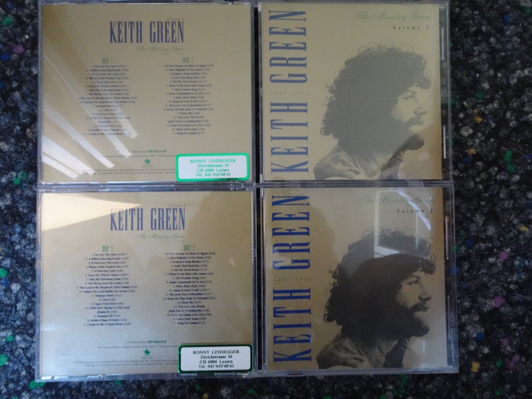 CDs: 2CD-Set : Keith Green – Gebraucht aus Lotzwil von Kiddis