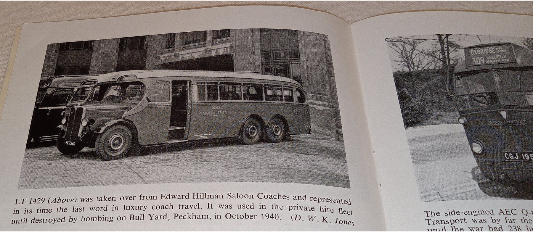 Livres: THE LONDON BUS 1933 - 1957 – D'occasion à Hätzingen par memory-lane 3
