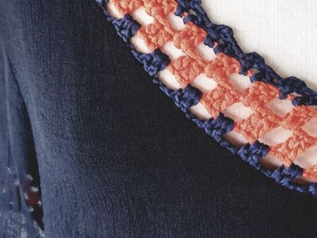 TUNIKA SCHWARZ S STICKEREI AUSSCHNITT + ÄRMEL KLEID BLUSE