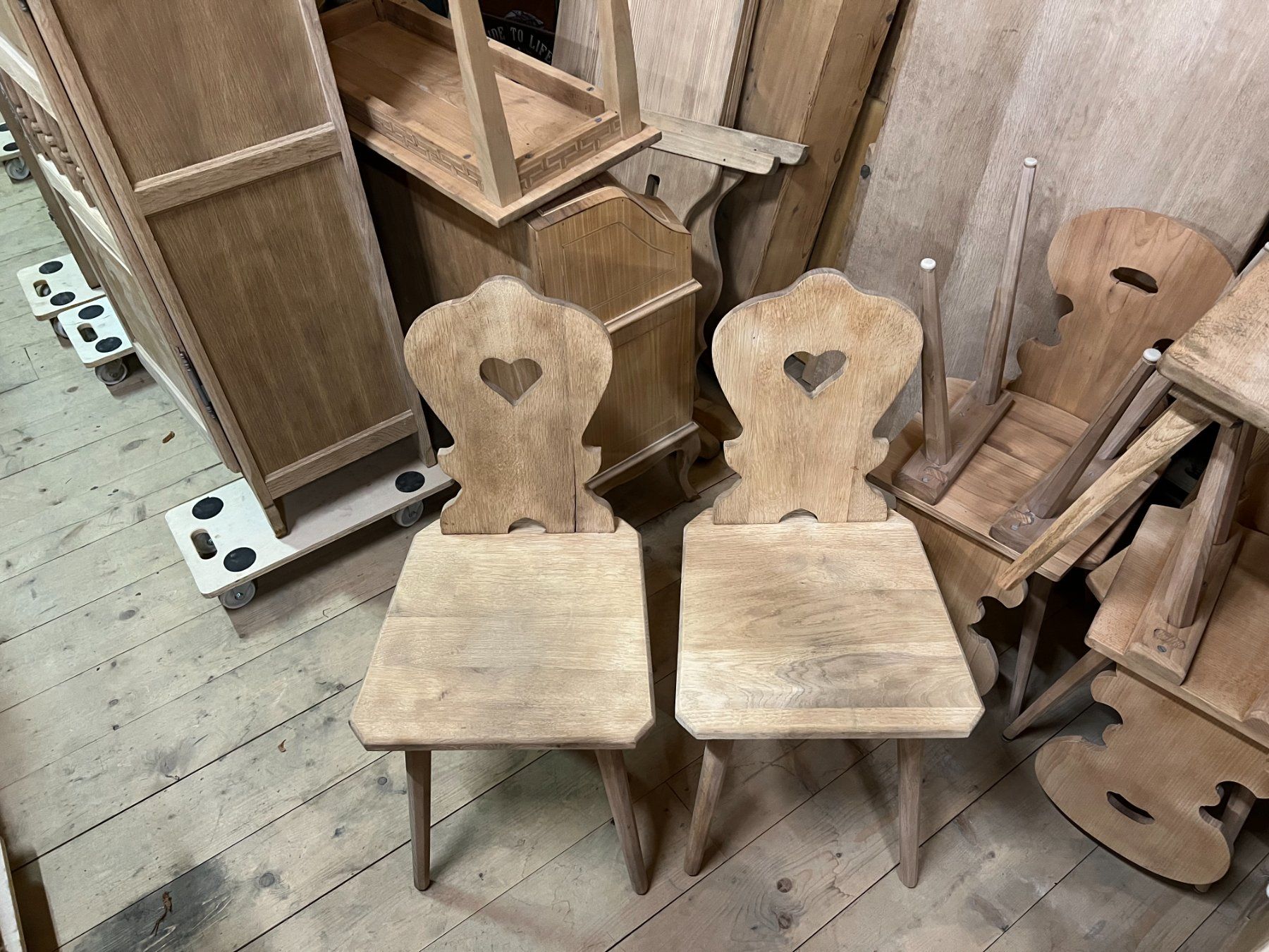 Sedie: ART 1013-H Lot de 2 chaises chêne sablé – Usato da Pont-La-Ville venduto da BCMGLEAL 1