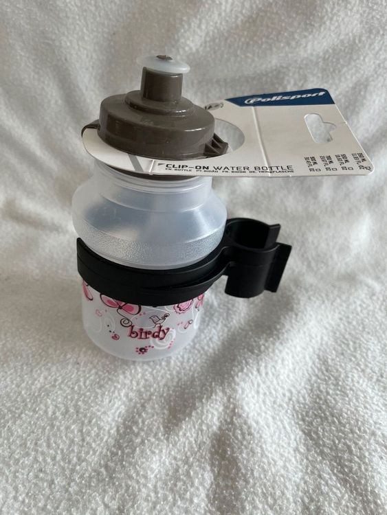 KLEHOPE Fahrrad Trinkflasche 600ml Mit Halter - Leckagesicher & Rutschfest Für MTB, Rennrad & E-Bike