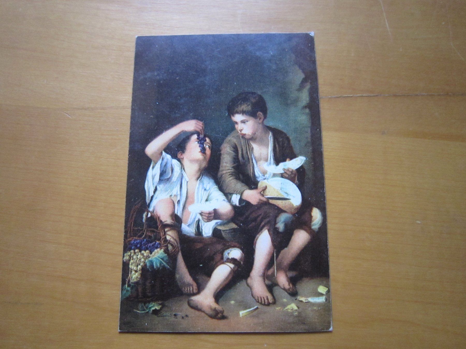 Cartoline postali: No 13 Postkarte die MElonenesser Morillo 1919 – Usato da Gordola venduto da Polentaefung