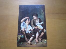 No 13 Postkarte die MElonenesser Morillo 1919