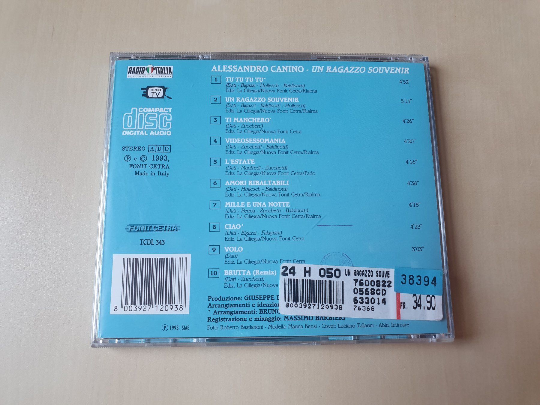 CDs: Alessandro Canino un Ragazzo Souvenir – Gebraucht aus Stansstad von collectorsshop 1