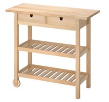 Desserte meuble de cuisine en bouleau - IKEA