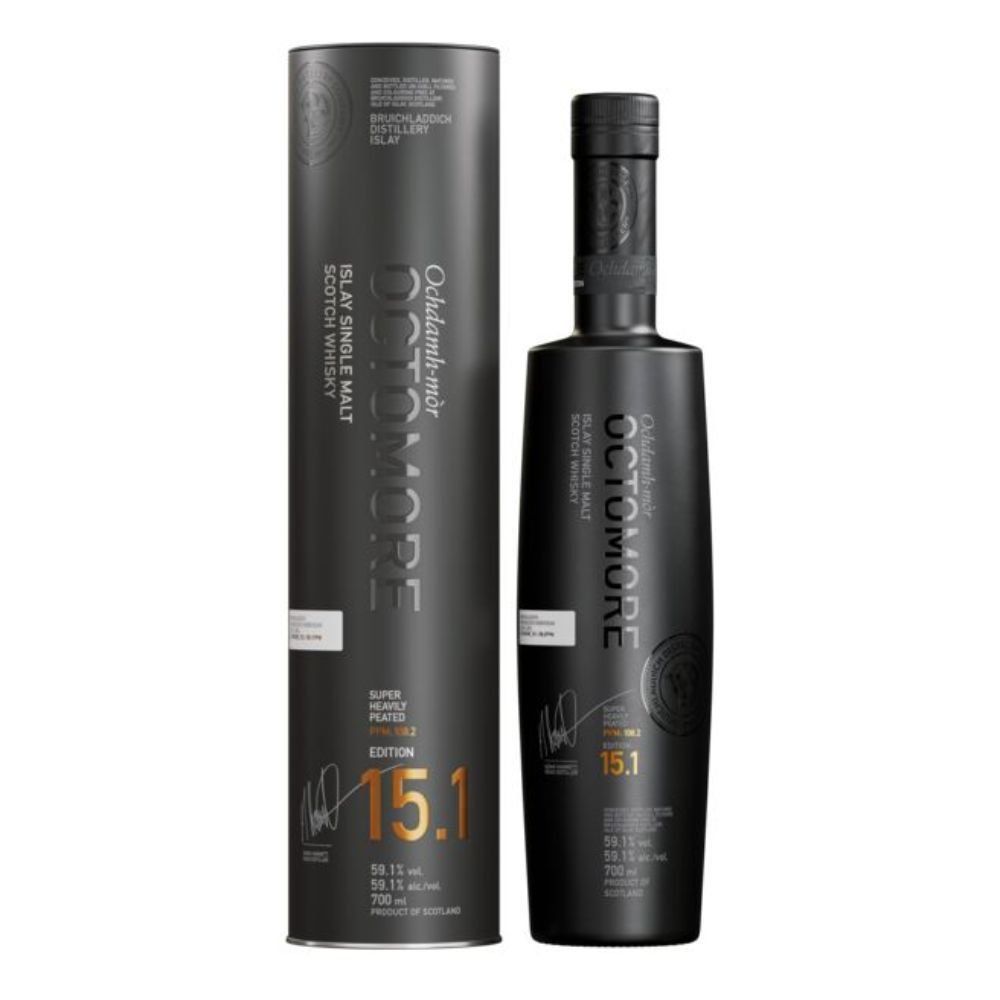 Octomore Bevande alcoliche: Bruichladdich Octomore 15.1 – Nuovo e nell'imballaggio originale da Deitingen venduto da Gold-Delikatessen
