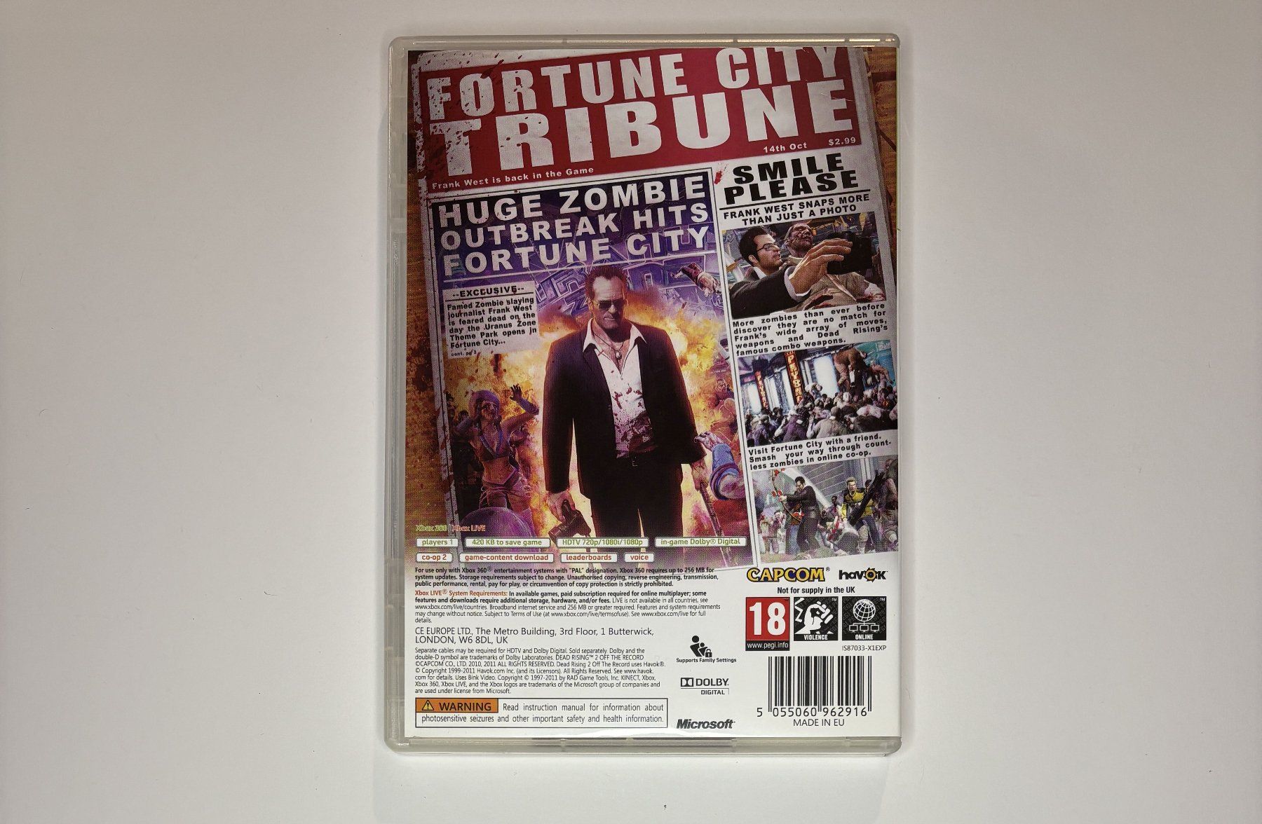Giochi: XBOX 360 - Dead Rising 2: Off the Record – Usato da Allschwil venduto da Bullach 2