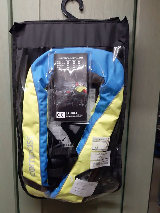 Automatische Rettungsweste 150N Für Erwachsene - Aufblasbar Mit Sicherheitspfeife Für Wassersport