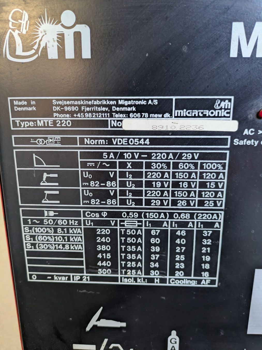 Saldatori: Schweissgerät Migatronic MTE 220 – Usato da Jona venduto da PK_HeCo 2