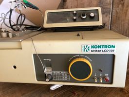 Zwei alte Photometer: Beckmann & Kontron Uvikon LCD725