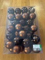48 goldene  Weihnachtskugeln ( glänzend und matt )
