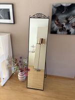 Spiegel IKEA Karmsund schwarz 40x167cm, Aufsatz abnehmbar