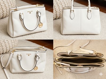 Elegante Borsa Michael Kors Bianca, perfetta per l'estate