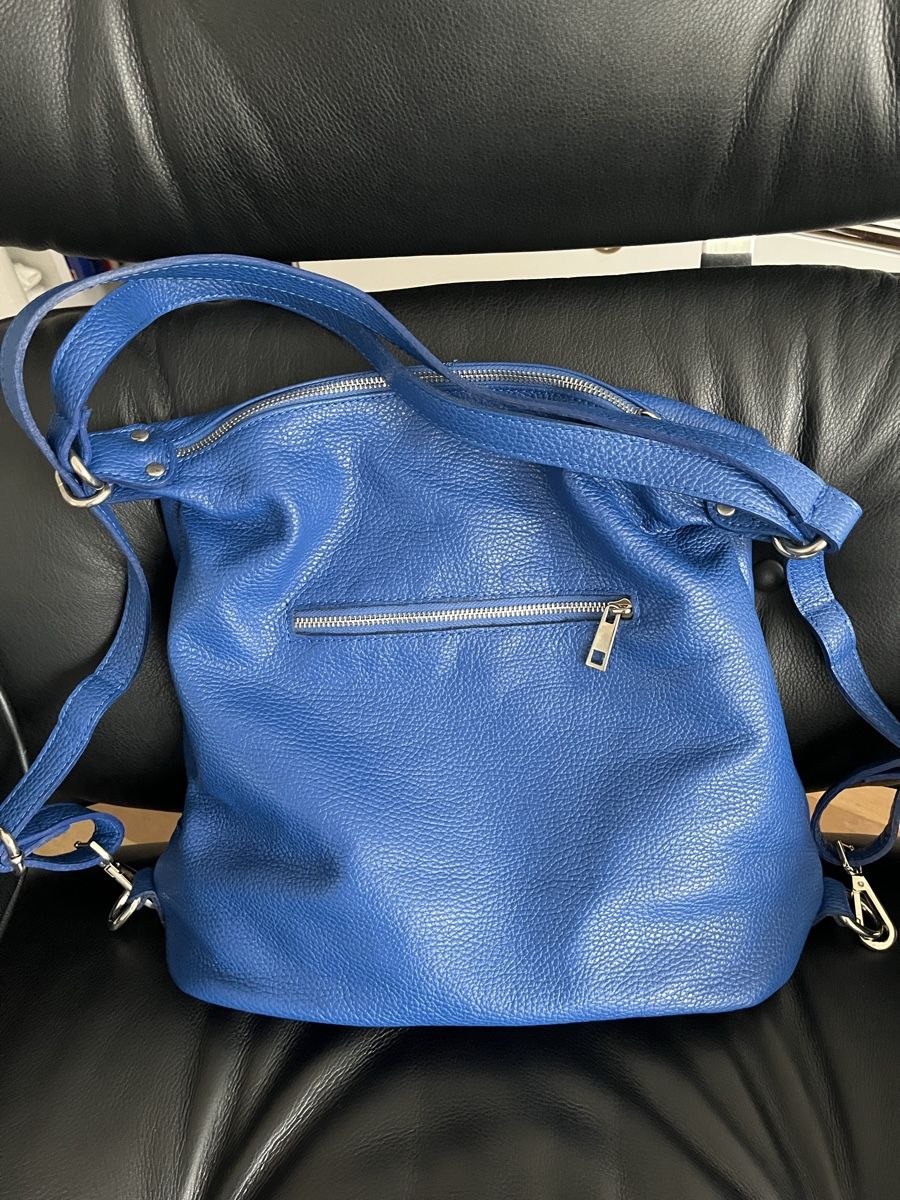 Borse da donna: Ledertasche / Lederrucksack kombiniert – Nuovo (secondo la descrizione) da Bolligen venduto da Vroni23 1