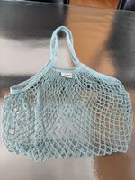 Netztasche Nine YARDS hellblau Baumwolle guter Zustand