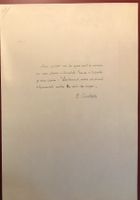 Charles Emile "Carlègle" Egli 1877-1937 Autograph PAX MUNDI