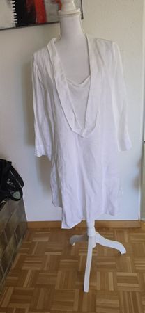 Anette Görtz Tunika, Sommerkleid, Grösse 40, Weiss, Top!
