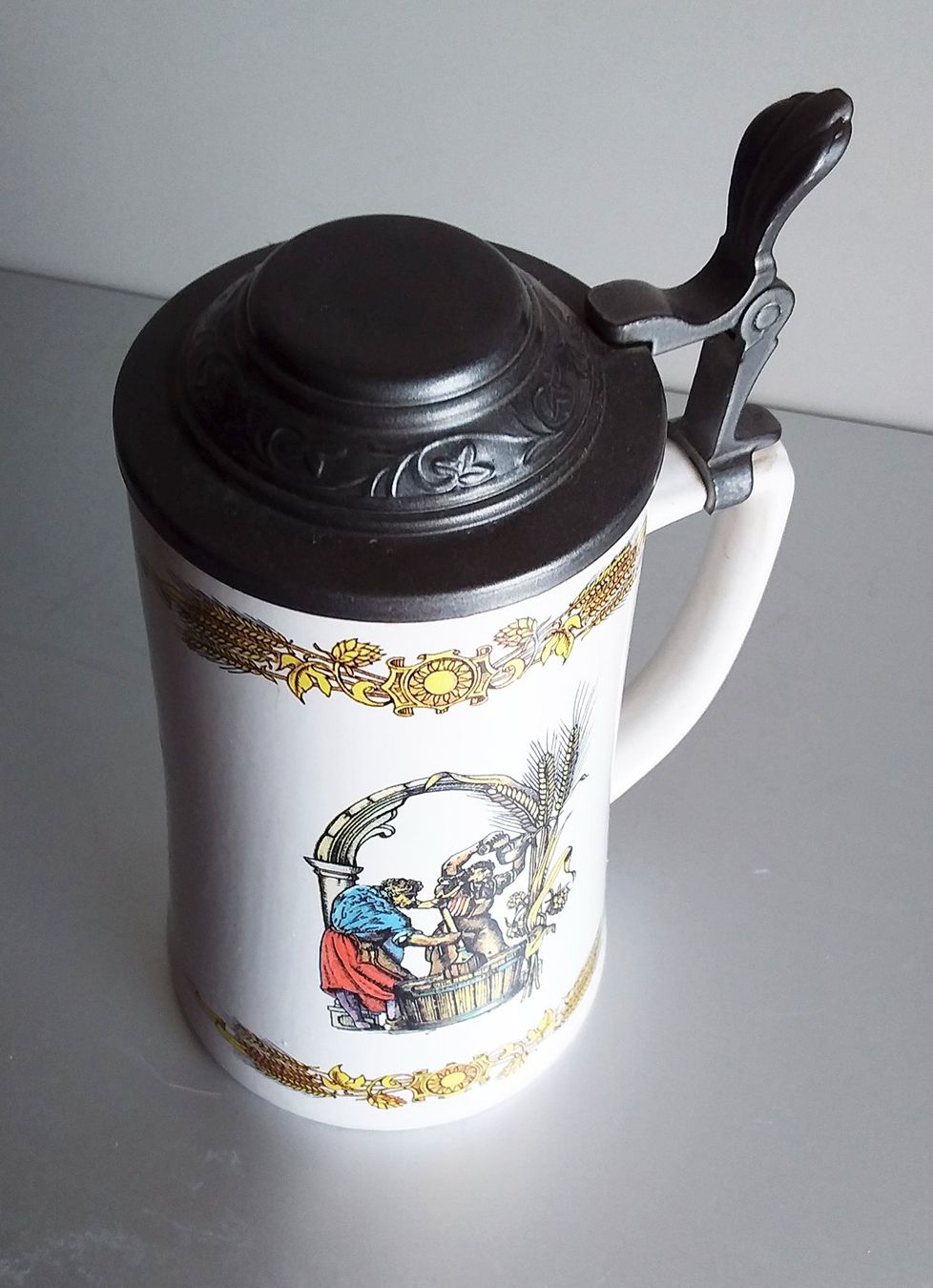Bicchieri: Boccale birra Spluegen - anni '70 – Nuovo (secondo la descrizione) da Lugano venduto da Maurizio_Collector 1
