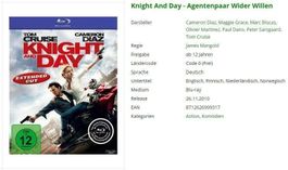 Knight And Day - Extended Cut (Bluray + DVD)