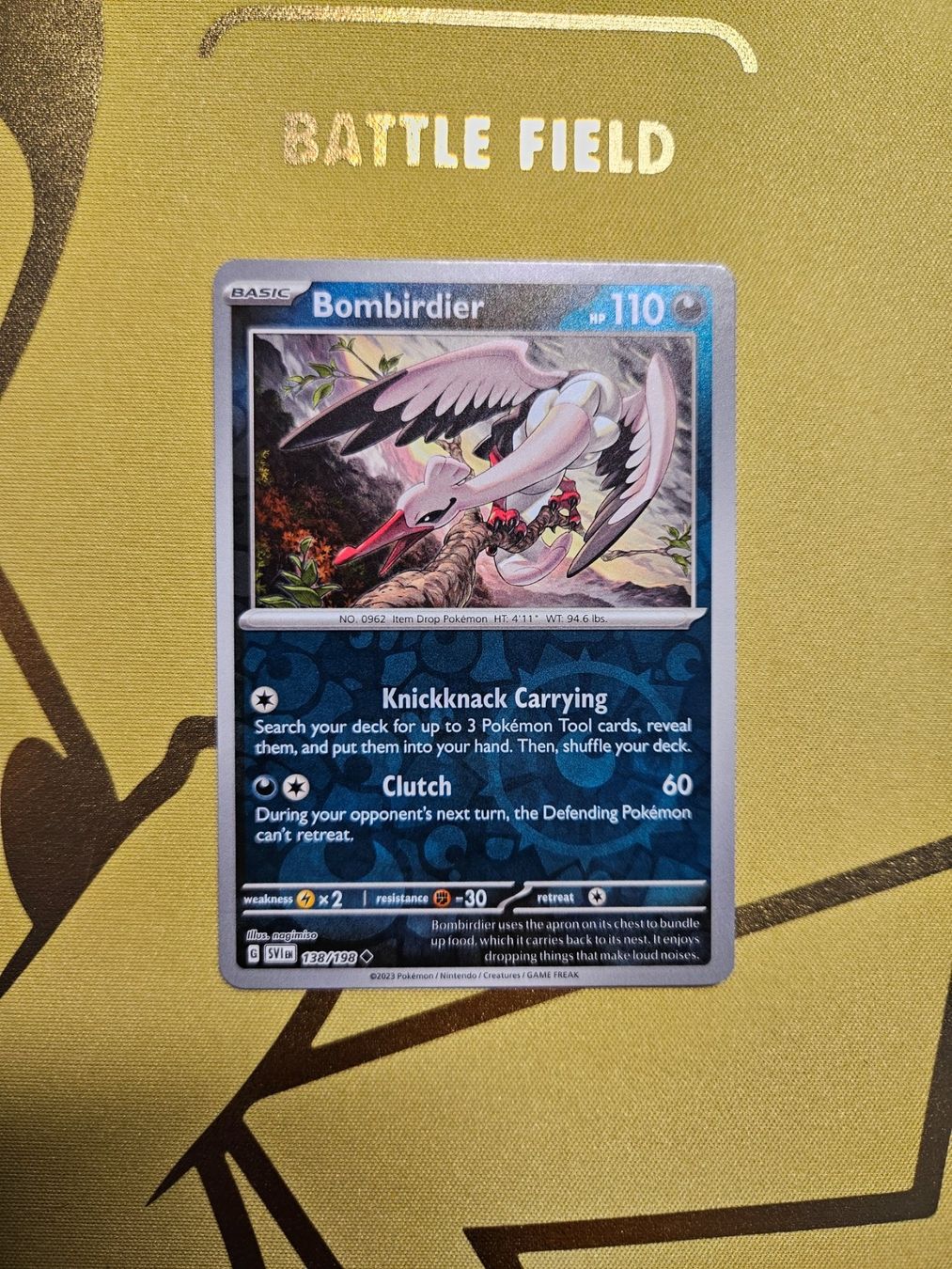 Pokémon Carte collezionabili: Scarlet & Violet - Bombirdier – Usato da Bellinzona venduto da Pokemarco