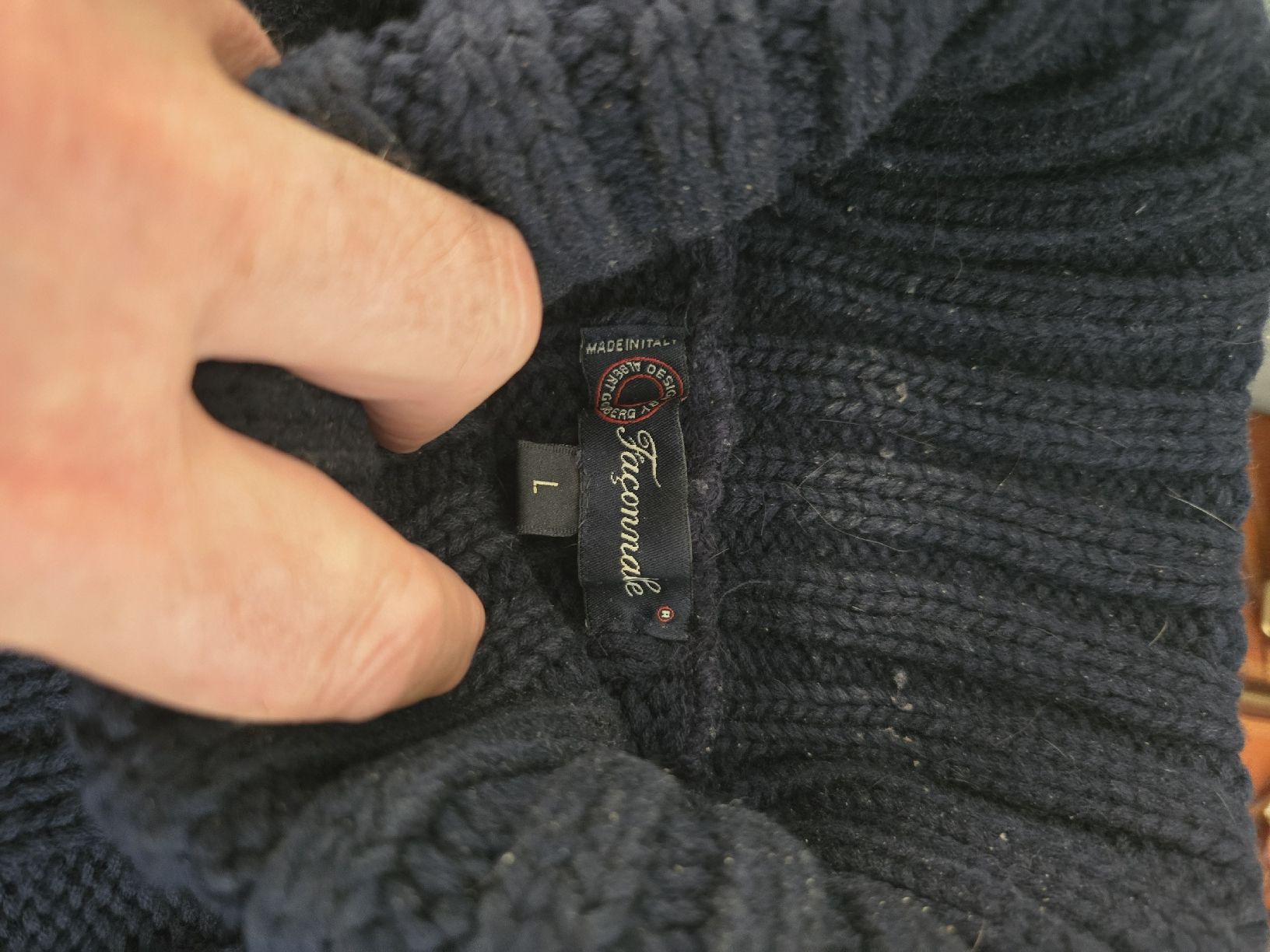 Façonnable Maglioni & Felpe: FACONNABLE TURTLENECK NAVYBLUE – Usato da Zug venduto da f_t_827r 2