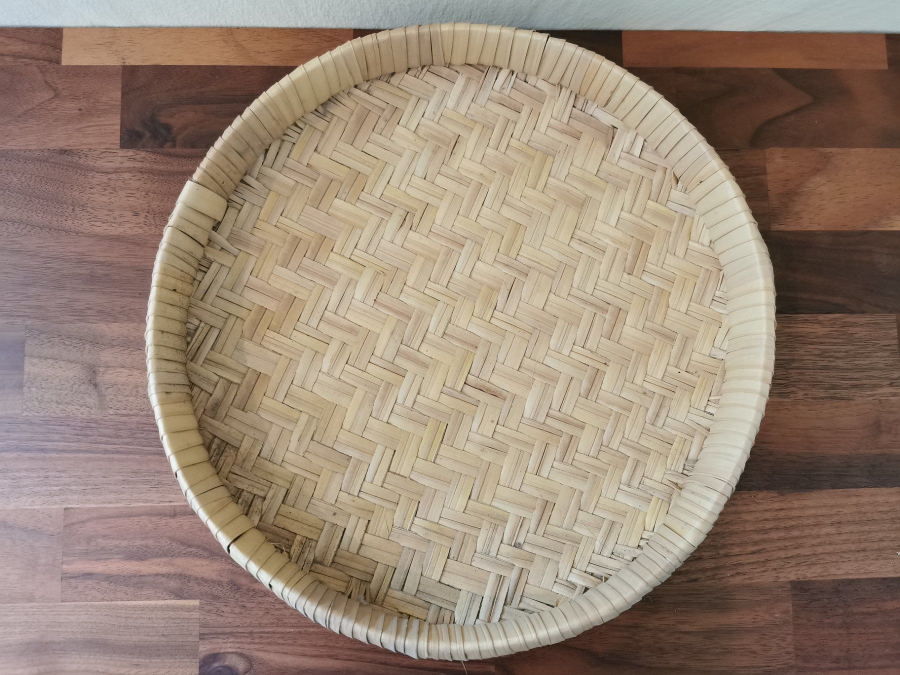 Tutte le decorazioni: Dekorative Bambusschale / Bambustablett Durchm. 31cm – Usato da Boniswil venduto da Totomat-Lady2 1