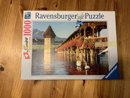 Ravensburger Puzzle 1000 Teile - Luzern Kapellbrücke!