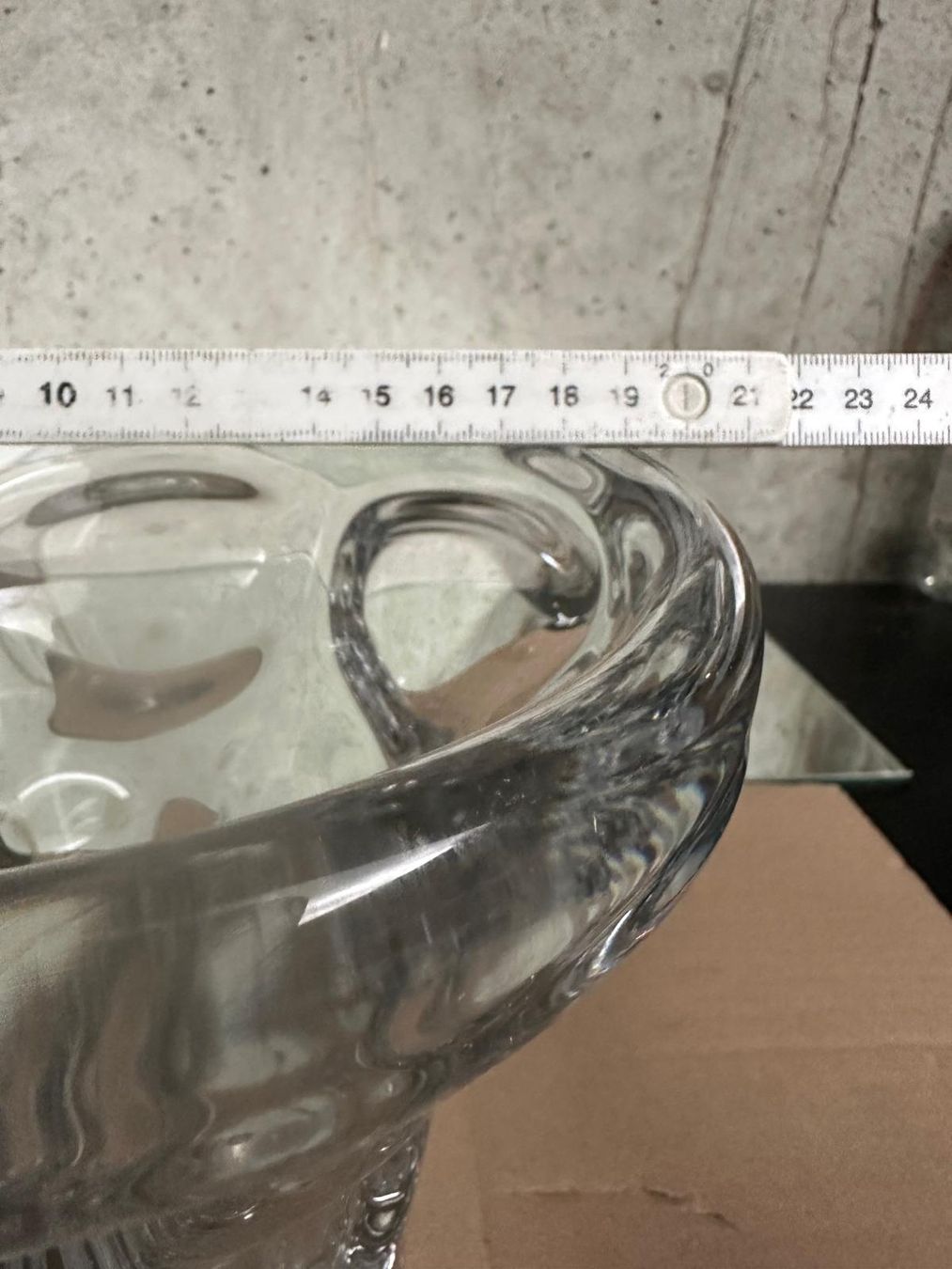 Vase & Récipients: Unique Hand Blown Vase - heavy decorative crystal vase – D'occasion à Lausanne par vas_mbk2 5