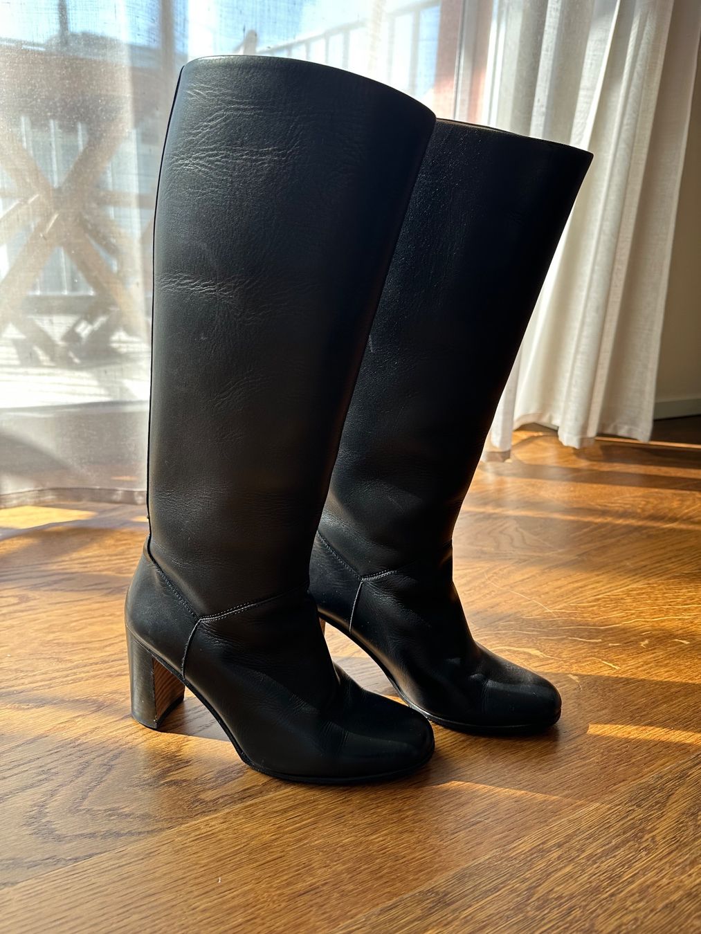 Hermès Damenschuhe: Hermes Knee-Boots, Block Heel, Size 36 – Gebraucht aus Zürich von anyka 5